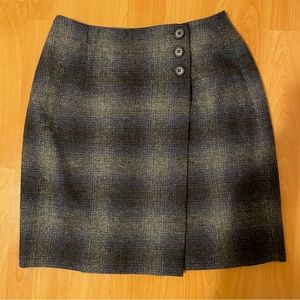 Ralph Lauren Plaid Skirt 100% Wool